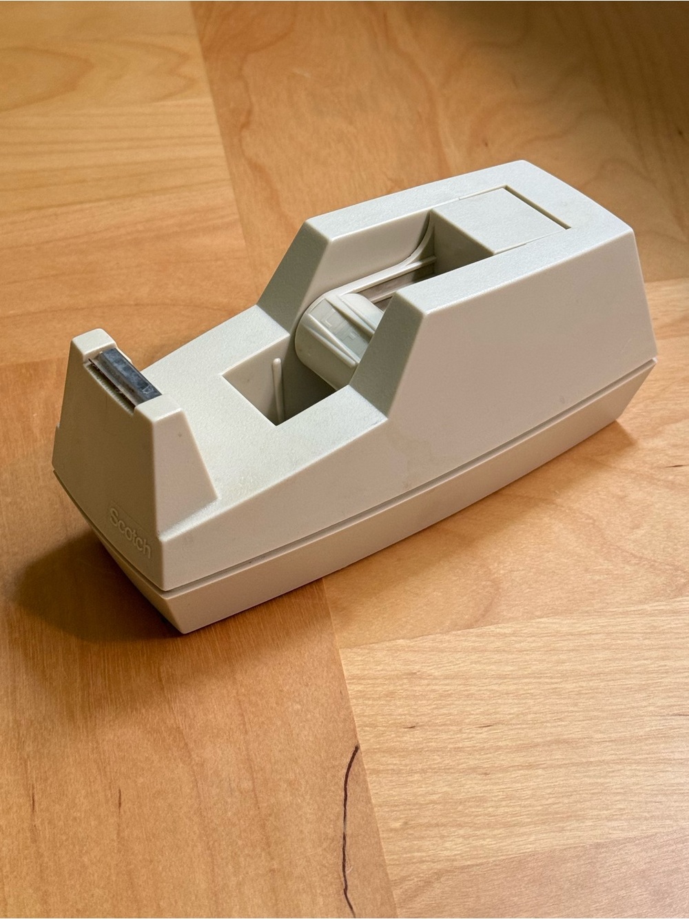 3M Scotch Tape Vintage HD Deluxe Desk Tape Dispenser C-40 USA Putty Colour